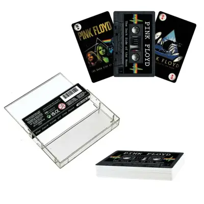 Figurine pink floyd cassette playing cards